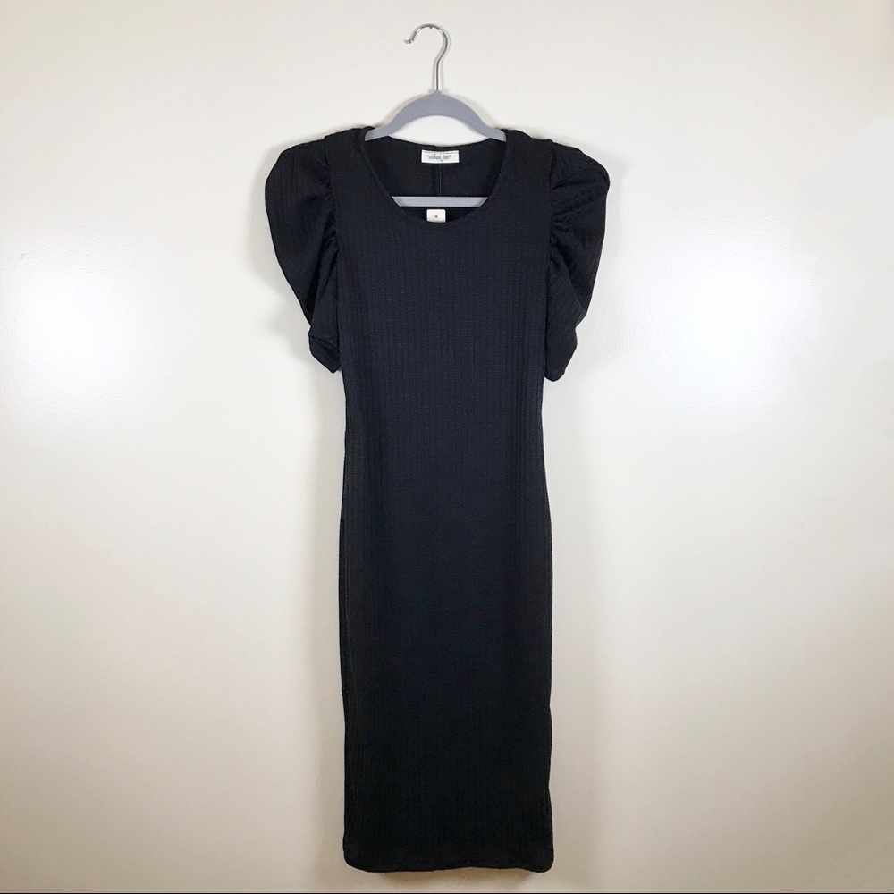50% Off Sale! URBAN ROSE • NWT Black Midi Dress